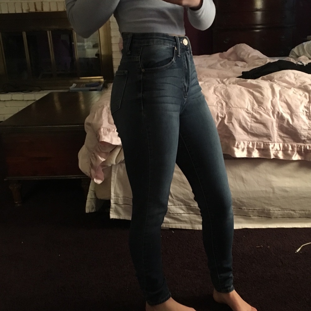 High-rise jeggings